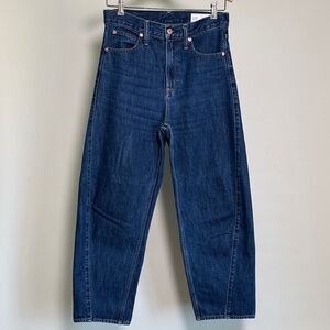 Gap Women’s Barrel High Rise in Dark Rinse, Size 4S